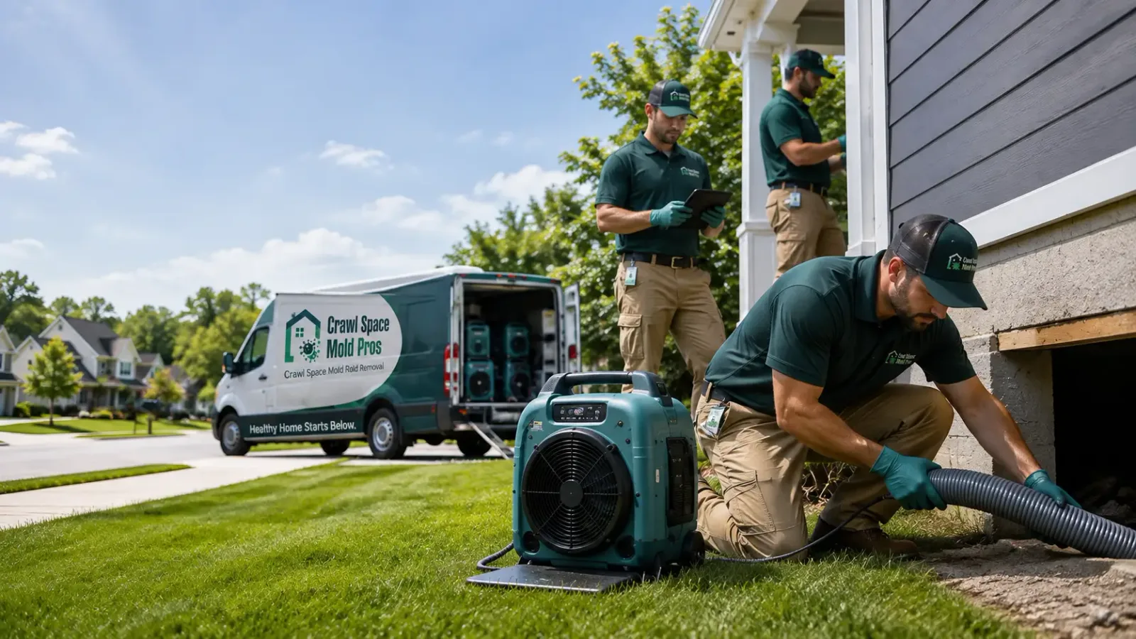 Crawl Space Mold Removal in Salkum, WA